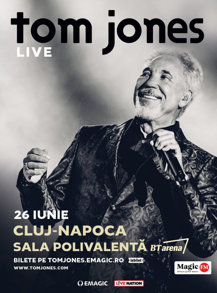 Concert Tom Jones la Cluj-Napoca in 2019